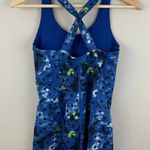 Lululemon Kanto Catch Me Windy Blooms Saphire Blue Polka Dot Tank Top Photo 5