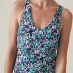 Athleta Swimsuit Seychelles One Piece Elysian Floral Green S Photo 0