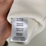 Calvin Klein  Square Neck Knit Tank Top Cream Women's Size Large Rayon Logo Photo 5