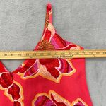 Loft  Textured Linen Blend Maxi Dress Floral Print Strappy Casual Sundress Size 4 Photo 9