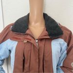 NILS Ski Jacket Size 2 brown and blue Photo 3