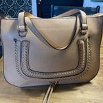 Sole Society  Tan Tote Bag with Braided Detail Photo 0