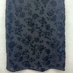 Fashion Bug Black suede sleeveless A-line silhouette dress Sz 10 Boat neckline Photo 1