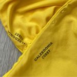 Calzedonia  Cobey Bikini triangle halter cheeky high rise womens Yellow (small) Photo 2