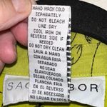 Sag Harbor  Lime Green Button Down Decorative Blouse Photo 4