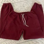 Brandy Melville  Red Sweatpants John Galt Photo 0
