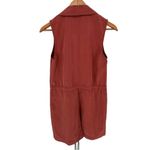 Elevenses by Anthropologie Old Town Rust Vest Longline size Extra Small XS Photo 7