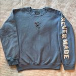 Never Made Baby Blue Crewneck Sweatshirt Size S Photo 1