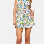 For Love & Lemons Miranda Belted Matte Satin Mini Dress Size Small NWT Floral Photo 12