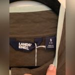 Lands End Olive Green Women's Quilted Top. Size Photo 3