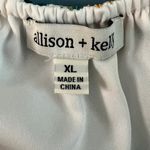 Allison & Kelly NWT Yellow Floral Print Flutter Sleeve Ruffle Cutout White Dress Photo 8