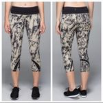 Lululemon Black and Tan Marble Tie Dye Run Inspire Crop Legging Luxtreme Photo 15