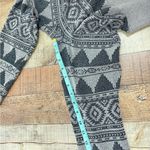 One 5 One  Small Balinese High Waist Winter Print Fleece Lined Leggings Oatmeal Photo 5