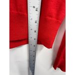 Ann Taylor  Red Merino Wool Cardigan Sweater Button Front Crew Neck M Photo 6