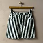 Guess Vintage  Black & White Washed Striped Denim Mini Skirt Size S EUC Photo 9
