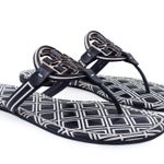 Tory Burch Miller Metal Sandals Navy Photo 0