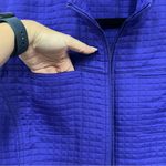 Chico's  3 Vest Woman US purple Full Zip Pockets Lightweight Quilted FLAWED Photo 7