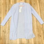 Pink Rose NWT Baby pale Blue  cardigan duster sz small Photo 3