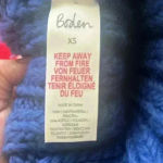 Boden Blue,Pink,White and‎ Red Pom Pom Knit Ribbed Beanie Size XS Stretch Blue Photo 7