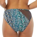 Vince Camuto Abstract Animal High Cut Bikini Bottoms - Size L - Midnight - NWT Photo 1