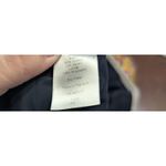 Talbots  Petites 8P Striped Collarless Jacket Navy Blue Cropped Workwear Photo 3