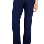 JM Collection  Petite Navy Blue Straight-Leg Pants Size 16P New Photo 0