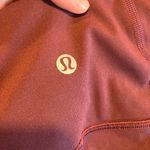 Lululemon Capri Leggings Maroon With Lace Photo 2