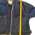 Kensie  Jeans Woman’s Crop Jacket with Sherpa Lining Size Large Photo 6