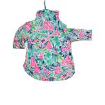 Lilly Pulitzer  UPF‎ Sun Popover Sailboats Quarter Zip Pullover size s Photo 2