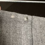 Vintage 90’s Casual Corner Wool Blend Velvet Trim Pencil Skirt Gray Size 8 Photo 2