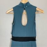 Weissman Dance Costume Adult Medium Velvet‎ Bottom Sleeveless Open Front Skirt Blue Photo 7