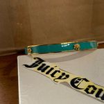 Juicy Couture Retro Pam & Gela Teal and Gold Bangle Bracelet Photo 1