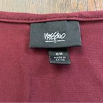 MOSSIMO burgundy swing tank top with velvet, size M Size M Photo 5