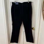 Velvet Stretch Washed Velveteen Trad Bootcut Pants 18 Holiday Party Lands End Black Photo 2