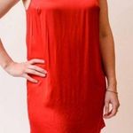 Nation Ltd Revolve  paloma sheath slip sleeveless viscose mini dress red M Photo 0