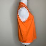 Ashworth  Sleeveless Golf Polo Shirt Orange White Trim Sz Medium Photo 2