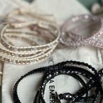 Victoria Emerson Pink and White Wrap Bracelet Photo 2