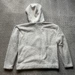 The North Face  Woman's Medium White/Light Heathered Gray‎ Sherpa Jacket Full Zip Photo 12