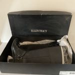 Ellen Tracy Tess Black Leather Tall Riding Boots Women’s Size 7M Photo 4