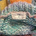 Anthropologie T. La Rainbow Turtleneck Sweater Womens Small Multicolor Pullover Photo 7