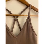 Varley  Sleeveless Strappy Blackened Pearl Gray Taupe Shorts Romper Jumpsuit S Photo 3