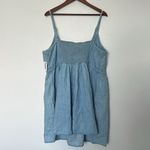 Old Navy ‎ Fit & Flare Chambray Cutout Mini Dress Blue Size 3X NWT Photo 6