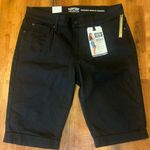 Levi's NWT Jean Shorts 12 Black Denim Stretch Modern Skinny Shorts Photo 0