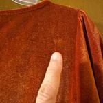 Baltic Born Meghan Rust Terracotta Velvet Wrap Maxi Dress Photo 10