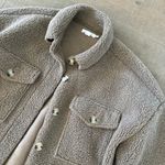 Good American contour sherpa brown faux shearling Photo 3