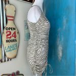 Motel Rocks MOTEL Dilada Bodycon Dress In Tonal Zebra Photo 2