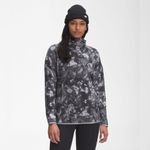 The North Face Women’s TKA Glacier Pullover Fleece Black Gray Hoodie | M Photo 7