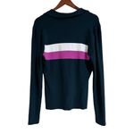 Anne Klein NWT  Sport Fiona Long Sleeve V-Neck Polo Pullover Photo 3