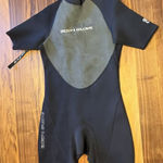 Body Glove ‎ Womens Pro 3 Black & Gray Shorty Spring Wetsuit. Med/Large Photo 0