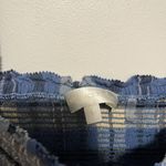 Love Shack Fancy  Stanley Smocked Plaid Dress in Blue Yellow Denim Skies Size Large Photo 4